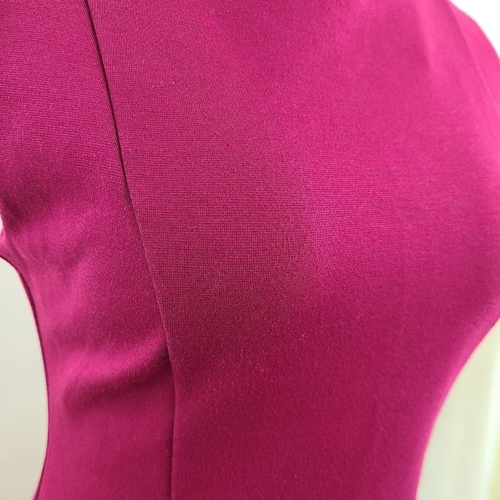 Free People Cha Cha mini skater dress dark magenta pink women's size small